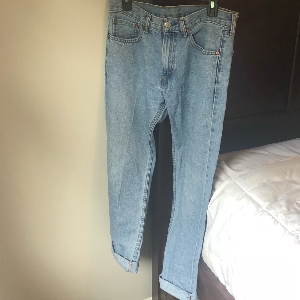 Blue Demin Washed Levi’s Jeans